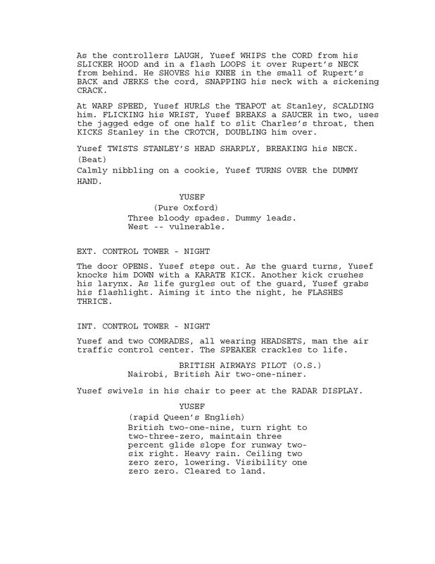 'Khartoum' by Marvin J. Wolf, p.2. Screenplay about 