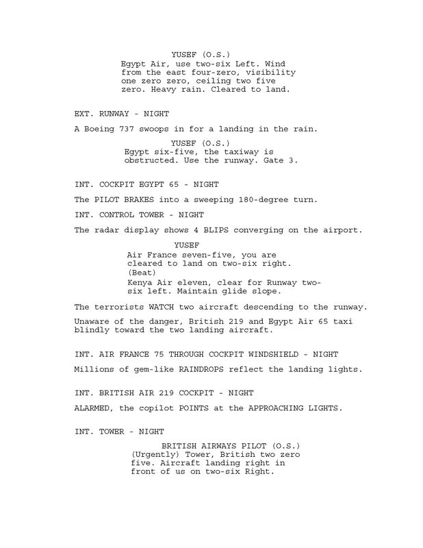 'Khartoum' excerpt from unproduced screenplay by Marvin J. Wolf, p.4. 