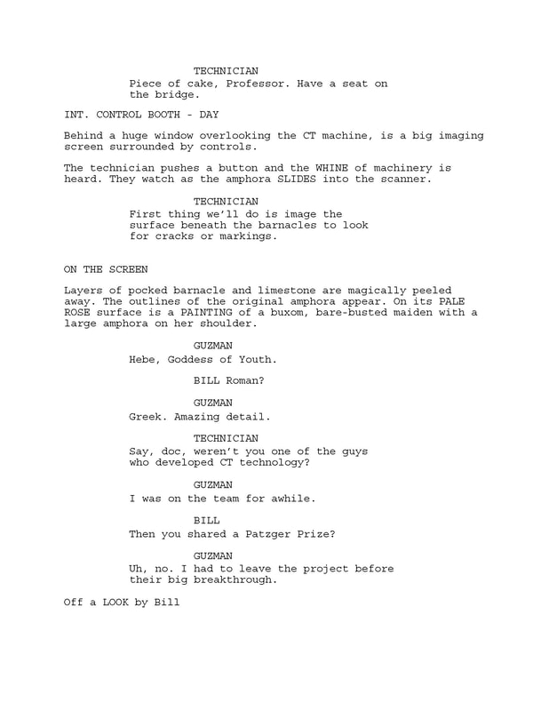 Excerpt from 'Saving Camelot' screenplay by Larry Mintz and Marvin J. Wolf. p. 6